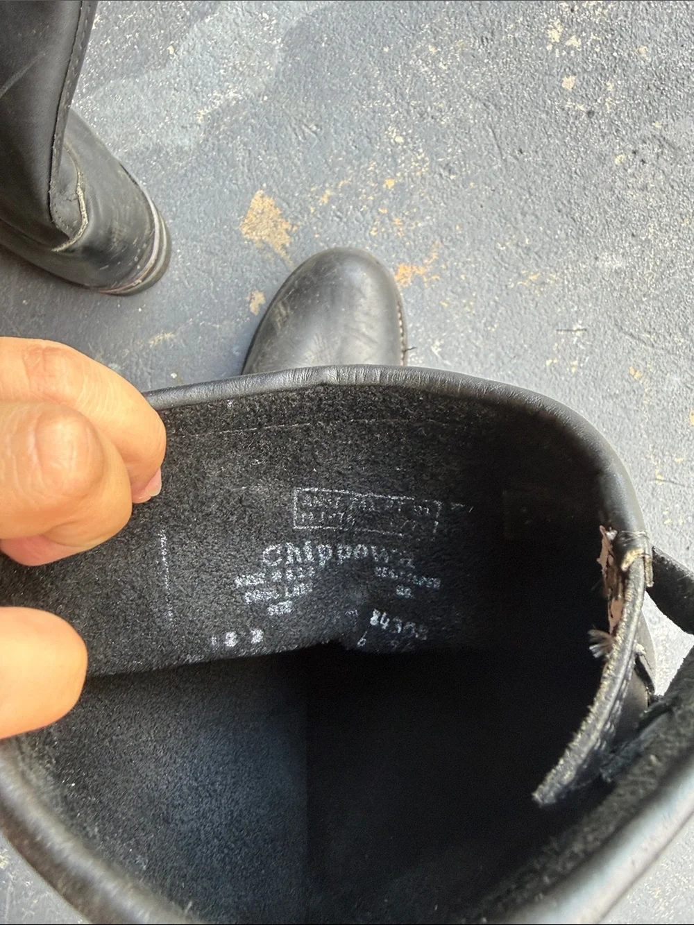 Chippewa size 8b